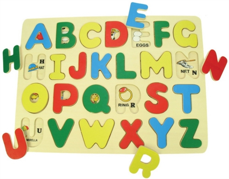 Afbeeldingen van Puzzel ABC Hoofdletters Bigjigs