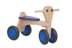 Picture of Loopfiets beukenhout Blauw Van Dijk Toys Vierwieler kinderfiets