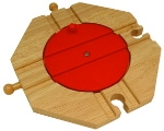 Bild von Houten rails, draaibaar kruisingsvlak 4-wegen Bigjigs