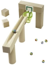 Afbeeldingen van HABA Knikkerbaan Uitbreidingsset Basketbal – Houten Speelgoed – 3+