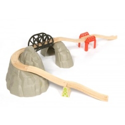 Image de Bigjigs Rail rails berg-treinbaanset 12-delig – vanaf 3 jaar