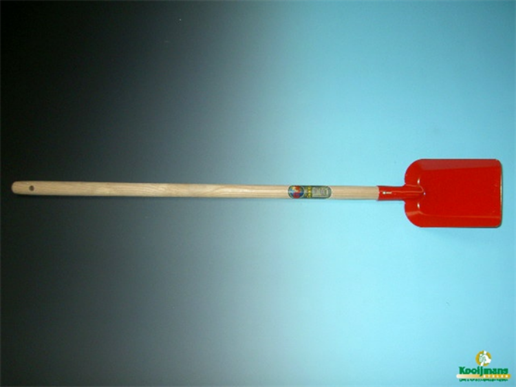 Afbeeldingen van Kinderschop rood met steel