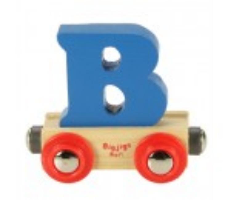 Picture of Letter B kleur, naamtrein - lettertrein Bigjigs