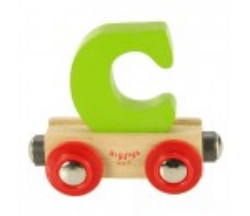 Image de Letter C kleur, naamtrein - lettertrein Bigjigs