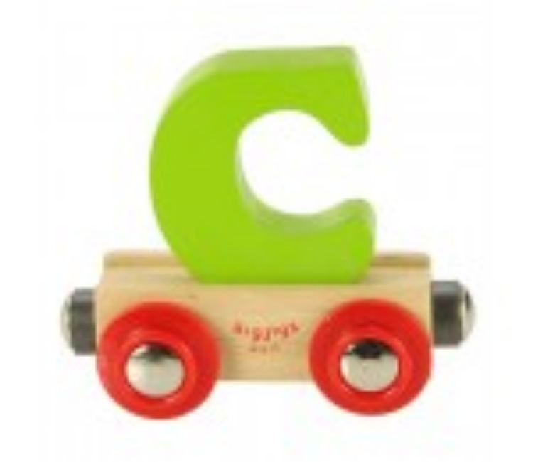 Image de Letter C kleur, naamtrein - lettertrein Bigjigs