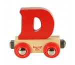 Afbeeldingen van Letter D kleur, naamtrein - lettertrein Bigjigs