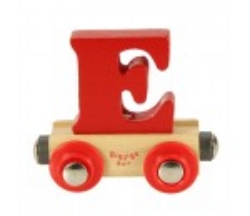 Image de Letter E kleur, naamtrein - lettertrein Bigjigs