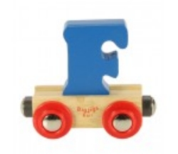 Image de Letter F kleur, naamtrein - lettertrein Bigjigs