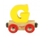 Afbeeldingen van Letter G kleur, naamtrein - lettertrein Bigjigs