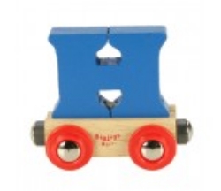 Image de Letter H kleur, naamtrein - lettertrein Bigjigs