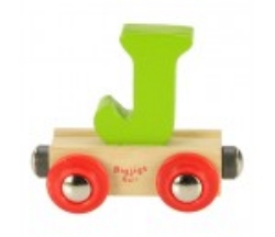 Image de Letter J kleur, naamtrein - lettertrein Bigjigs