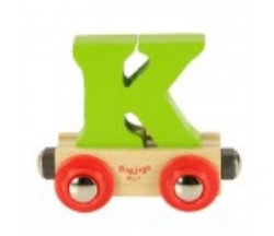 Image de Letter K kleur, naamtrein - lettertrein Bigjigs