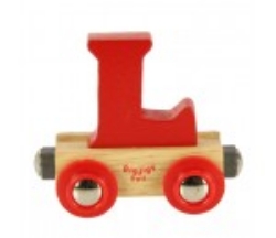Image de Letter L kleur, naamtrein - lettertrein Bigjigs