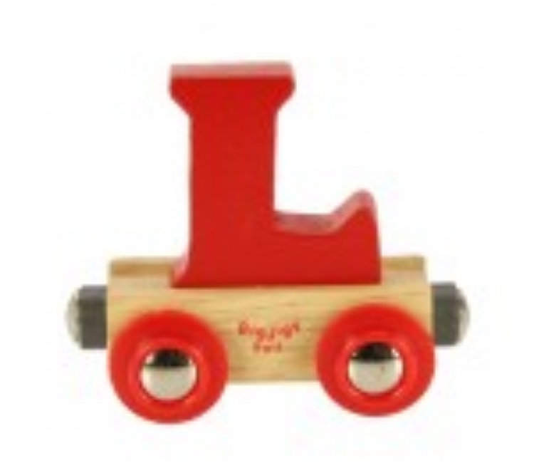 Image de Letter L kleur, naamtrein - lettertrein Bigjigs