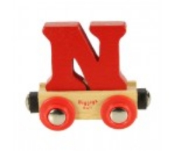 Image de Letter N kleur, naamtrein - lettertrein Bigjigs