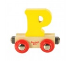 Image de Letter P kleur, naamtrein - lettertrein Bigjigs