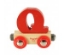 Afbeeldingen van Letter Q kleur, naamtrein - lettertrein Bigjigs