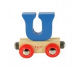 Image de Letter U kleur, naamtrein - lettertrein Bigjigs