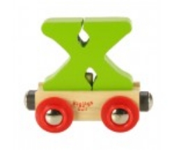 Image de Letter X kleur, naamtrein - lettertrein Bigjigs
