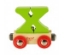 Bild von Letter X kleur, naamtrein - lettertrein Bigjigs