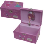 Picture of Sieradendoosje muziekdoosje Roze Fee