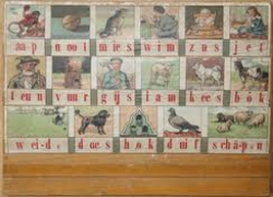 Afbeeldingen van Leesplankje Aap Noot Mies origineel  met 67 letters