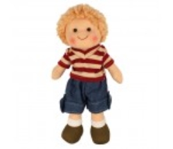 Afbeeldingen van Bigjigs Lappenpop Harry 25cm