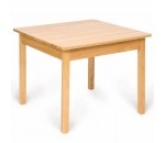Afbeeldingen van Kindertafel hout, passend bij Bigjigs kinderstoeltjes 60x50x60cm Bigjigs