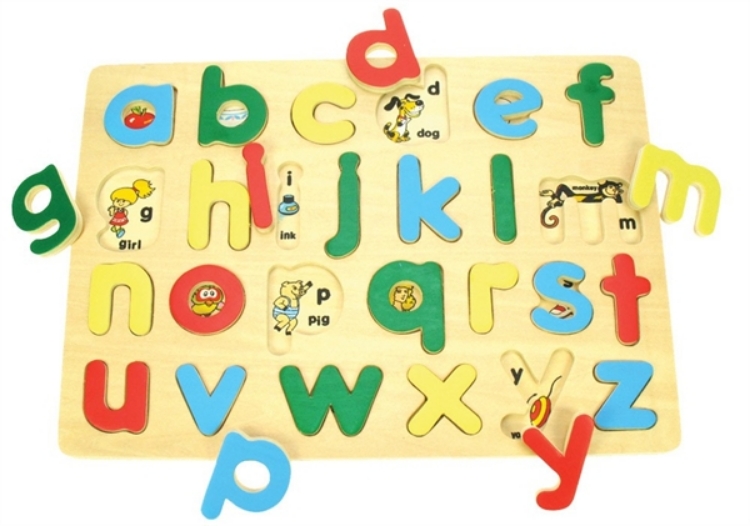Afbeeldingen van Puzzel abc kleine letters Bigjigs