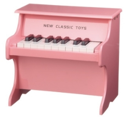 Afbeeldingen van Piano - Roze 18 toetsen New Classic Toys