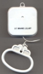 Afbeeldingen van Trekmuziekdoosje Slaap kindje slaap voor in stoffen beer of pop