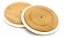 Bild von Houten wiel met witte rubber bandje 13,5 cm