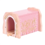 Picture of Spoortunnel roze steen houten treinbaan Bigjigs