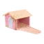 Picture of Treinremise roze houten treinbaan Bigjigs