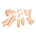 Bild von Rails uitbreidingsset 24-delig houten treinbaan Bigjigs