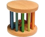Afbeeldingen van Rollend Wiel regenboog mini, rammelaar 6 cm Grimm's