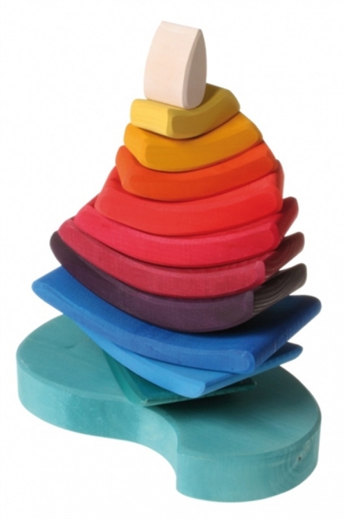 Image de Stapeltoren Boot 27 cm 11-delig Grimm's