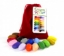crayon rocks, vetkrijt, wasco, 16 kleuren, rood velours zakje, duurzaam, speelgoed