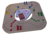 Picture of Keez bord kunststof puzzelvorm 4-pers