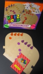Afbeeldingen van Keez bord kunststof puzzelvorm aanvull 4-6 pers. kunststof