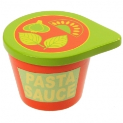 Bigjigs Houten potje Pastasaus – Speeleten - vanaf 3 jaar
