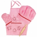 Picture of Kokskleding-set roze Bigjigs