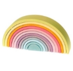 Afbeeldingen van Regenboog pastel groot 36 cm 12-delig Grimm's