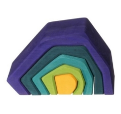 Picture of Stapelblokken Aarde 16 cm Grimm's