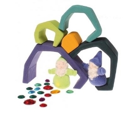 Picture of Stapelblokken Aarde 16 cm Grimm's