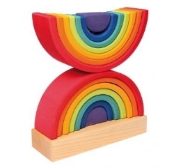 Image de Regenboog stapeltoren 15-delig Grimm's