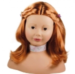 Afbeeldingen van Pop Styling hoofd Rood haar Götz/Gotz