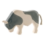 Picture of SALE!!!   Stier zwartbont 10,5 cm Ostheimer