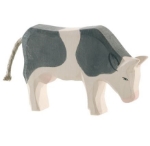Picture of SALE!!!   Koe zwartbont grazend 9,5cm Ostheimer