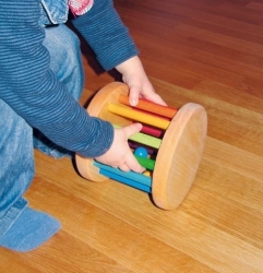 Image de Rollend Wiel regenboog groot 15 cm Grimm's
